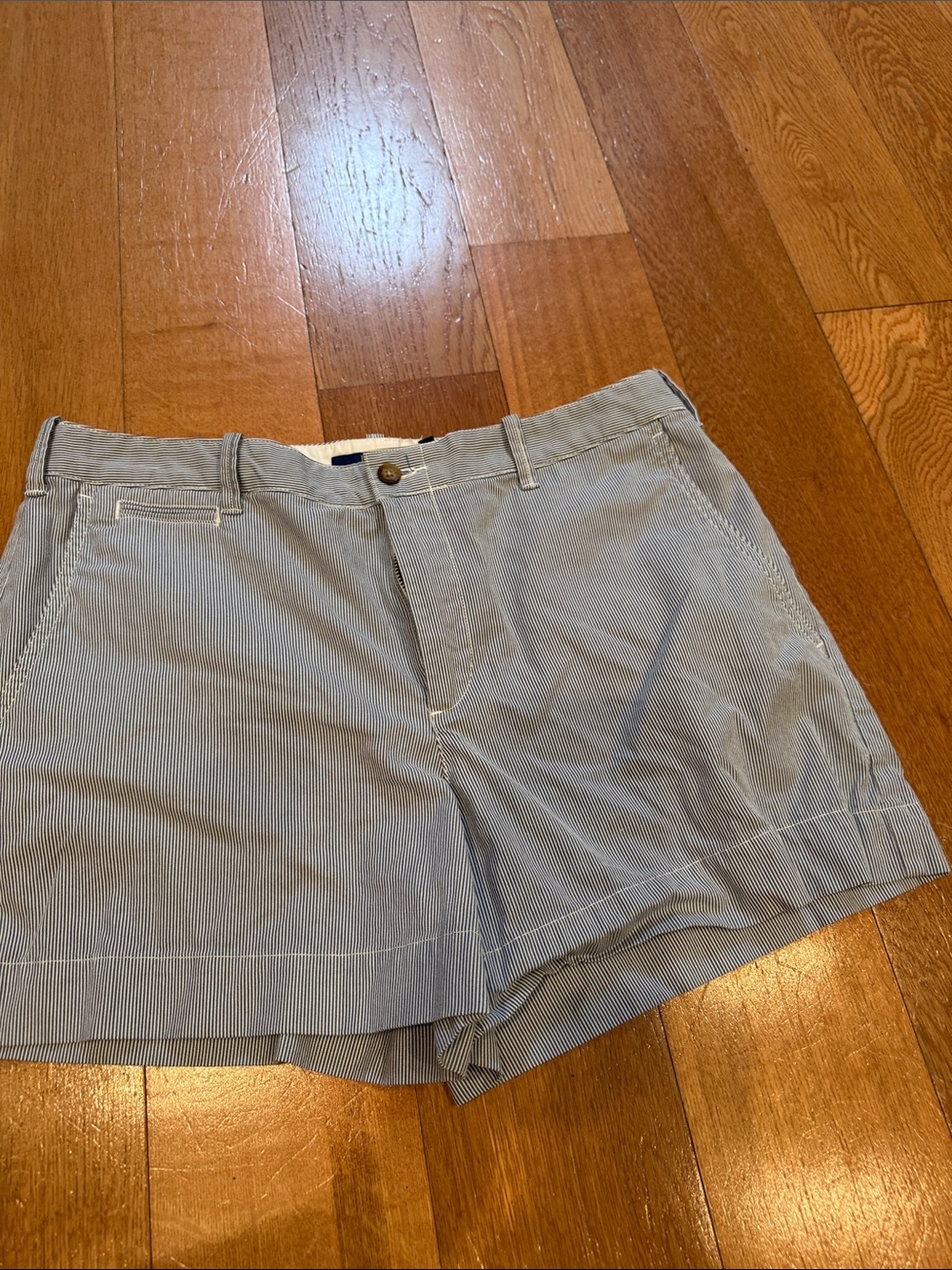 Polo Ralph Lauren size 10 Women’s Light Blue Seersucker Shorts